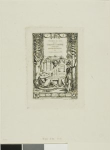Frontispis katalogu díla Thomase De Leu od Charles Meryon