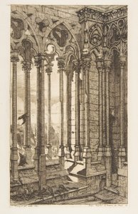 Galerie, katedrála Notre-Dame, Paříž