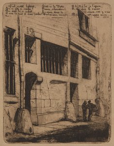 Ulice zlobivých chlapců  –  1854 od Charles Meryon