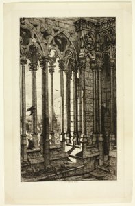 Galerie Notre Dame od Charles Meryon