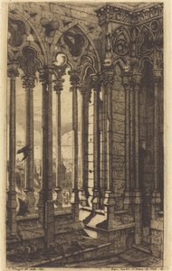Galerie Notre Dame, Paříž (Galerie Notre Dame, Paříž) od Charles Meryon