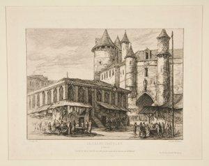 The Grand Chatelet [asi 1780 d od Charles Meryon