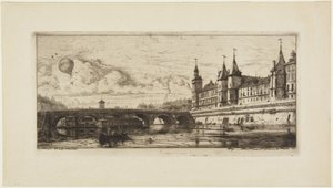 Le Pont-au-Change od Charles Meryon