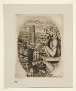 Le Stryge (upír) od Charles Meryon