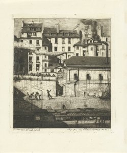 Márnice na Seině v Paříži La Morgue Eaux-Fortes sur Paris (název série)