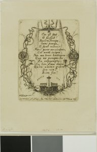 Pompe Notre-Dame, Paříž, malý talířek od Charles Meryon