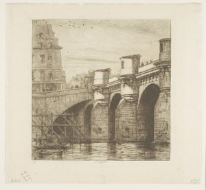 Pont Neuf, Paříž od Charles Meryon