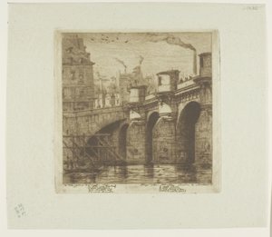 Pont Neuf, Paříž od Charles Meryon