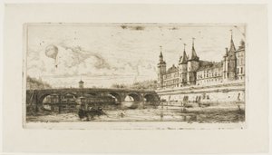 Pont au Change, Paříž od Charles Meryon