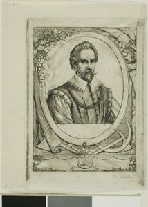 Portrét René de Laudonnière Sablais (de Burdigale) od Charles Meryon