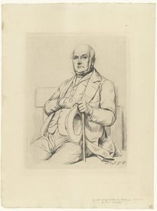 Portrét van Casimir Le Conte od Charles Meryon