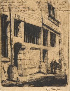 Rue des Bad Garçons, Paříž, 1854. od Charles Meryon