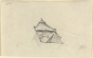 Loď na Seině pro "Le Pont-au-Change" od Charles Meryon