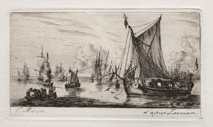 South Sea Fishers od Charles Meryon