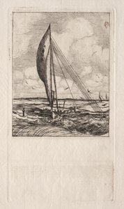 Swift Sailing Proa, souostroví Mulgrave, Oceánie od Charles Meryon