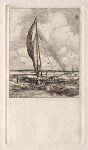Swift Sailing Proa, souostroví Mulgrave, Oceánie od Charles Meryon