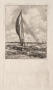 Swift Sailing Proa, Mulgrave Archipelago, Oceánie, 1866. od Charles Meryon