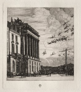 Admiralita, Paříž od Charles Meryon