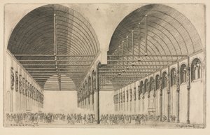 Předsíň justičního paláce, Paříž, 1855. od Charles Meryon