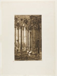 Galerie Notre-Dame, Paříž od Charles Meryon