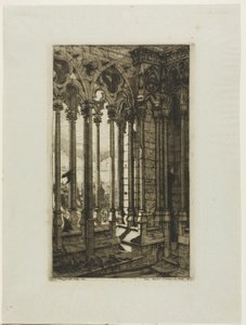 Galerie Notre-Dame, Paříž od Charles Meryon