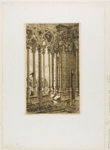 Galerie Notre-Dame, Paříž od Charles Meryon