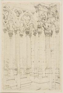 Galerie Notre-Dame, Paříž od Charles Meryon