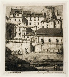 Márnice, Paříž od Charles Meryon