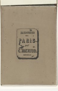 Titelblad v albu Eaux-fortes sur Paris Lepty na Paříž (název série) od Charles Meryon