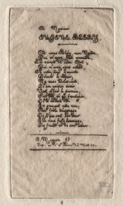 Verše Eugène Blérymu, 1854. od Charles Meryon
