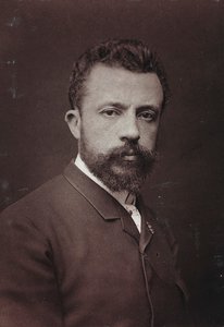 Umělecké a biografické album, 5. ročník, Salon 1885; portrét belgického malíře Évariste Carpentier (1845-1922)