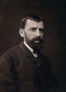 Umělecké a biografické album, 5. ročník, Salon 1885; portrét francouzského malíře Victora Gabriela Gilberta (1847-1933)