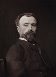 Umělecké a biografické album, 5. ročník, Salon 1885; portrét francouzského malíře Hippolyte Dominique Berteaux (1843-1926)