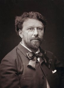 Umělecké a biografické album, 5. ročník, Salon 1885; portrét francouzského malíře Alfred-Pierre Joseph Agache (1843-1915)