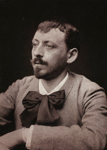 Umělecké a biografické album, 5. ročník, Salon 1885; portrét francouzského malíře Frédérica Montenarda (1849-1926)