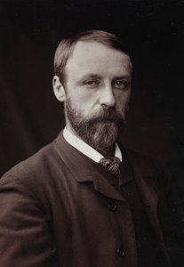 Umělecké a biografické album, 6. ročník, Salon 1885; portrét belgického malíře Emile Clause (1849-1924)