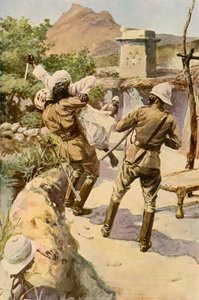 Roberts Saved by a Trooper v Bhagwaně, 1901. od Charles Mills Sheldon