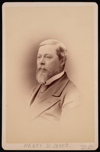 Portrét Henry David Cooke 1825-1881, před rokem 1881. od Charles Milton Bell