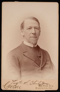 Portrét Thomase Spencera Childse 1825-1914, před rokem 1893.