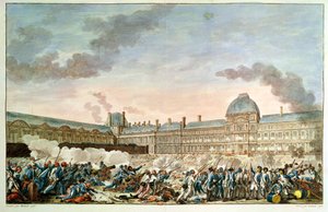 10. srpna 1792, vyryl Isidore Stanislas Helman (1743-1809) 1792-93