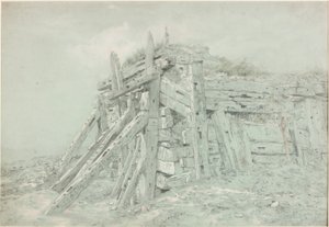 Studie k filmu „Under the Breakwater“ (barva těla) od Charles Napier Hemy