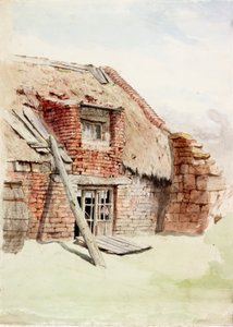 Rybářská chata (tělová barva) od Charles Napier Hemy