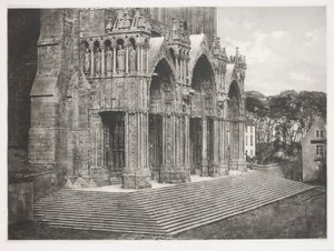 Katedrála v Chartres od Charles Nègre