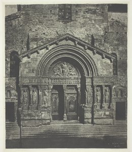 Arles: The West Porch of Saint-Trophime, 21. října 1854, vytištěno 1982. od Charles Nègre
