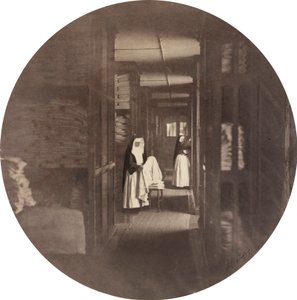 Asile Impérial de Vincennes: prádelna, 1859 (foto) od Charles Nègre
