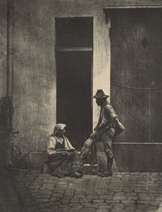 [Pifferari se vrací domů]. od Charles Nègre