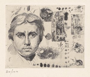 [Portrét Jeana Augusta Dominiqua Ingrese] od Charles Nègre