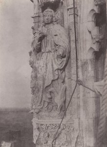 Svatý Jan Evangelista, katedrála v Chartres,c. 1854 (foto) od Charles Nègre