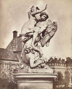 Socha Tuileries: G. Marsy a A. Flamen: Boreas unáší Orythii od Charles Nègre