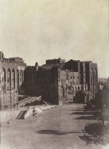 Papežský palác, Avignon, c. 1851, vytištěno 1970. od Charles Nègre